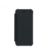 Phone wallet case Tellur for iPhone 8 — synthetic leather, black, with mirror