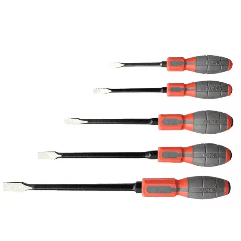 FORGE SCREWDRIVERS kit 5PCS RWWc 0.8x5.5.1.0x6.5, 1.2x8.0, 1.6x10, 2.0x13