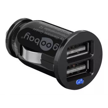 Wentronic 44177 - Auto - MP3 - mobile phone - Smartphone - Tablet - Cigarette Lighter Adapter - Contact - CE - WEEE - Black (44177)