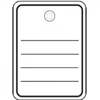 Merchandise tags HERMA 6822 40x50 mm with eyelet string barb