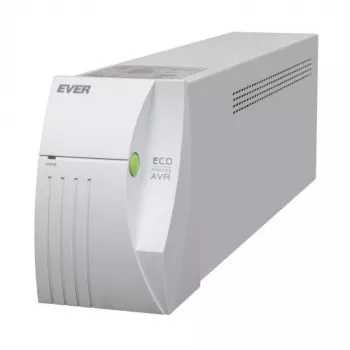 EVER ECO Pro 1000 AVR CDS - UPS - AC 230 V - 650 Watt - 1000 VA 5 Ah - USB - Output sockets: 2 - White