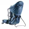 Baby carrier backpack Deuter Kid Comfort Pro, blue, polyamide, max 22 kg, sunshade, side pocket