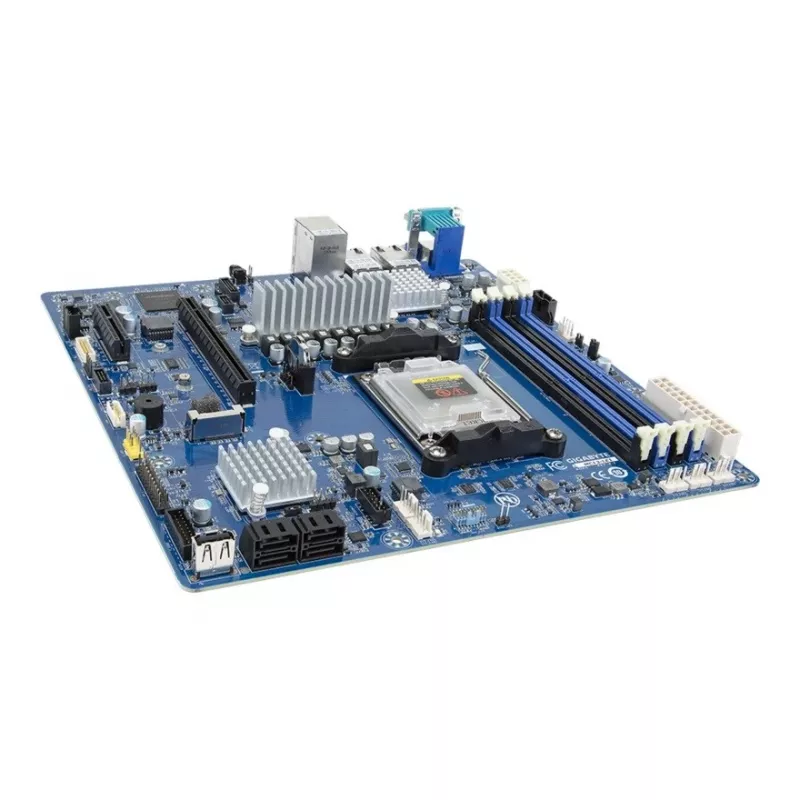 Motherboard GIGABYTE MC13-LE1 B650E microATX for AMD AM5 (Ryzen 7000/9000, DDR5, 4x DIMM, 10Gb LAN, 2x RJ-45, 4x SATA III, M.2, RAID)