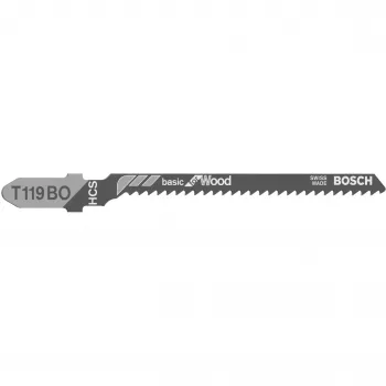 Bosch 2 608 630 310 jigsaw/scroll saw/reciprocating saw blade Jigsaw blade High carbon steel (HCS) 5 pc(s)