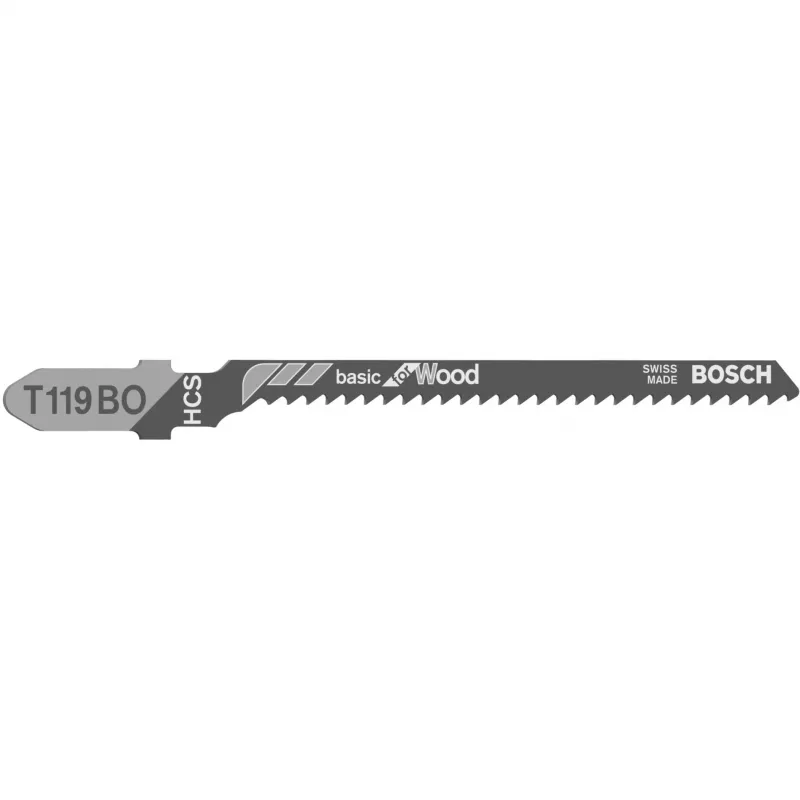 Bosch 2 608 630 310 jigsaw/scroll saw/reciprocating saw blade Jigsaw blade High carbon steel (HCS) 5 pc(s)