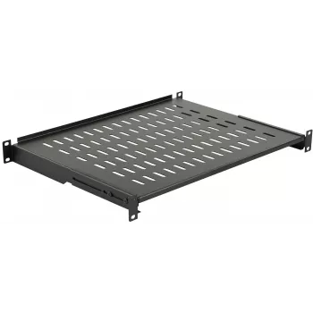 Rack shelf LOGON RAS400BL Black 50 kg capacity 19 inch