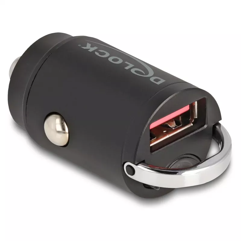 DeLOCK 64277 Mobile Device Charger Universal Black Cigar Lighter Fast Charging Auto