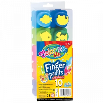 Colorino Kids Finger paints 10 colours