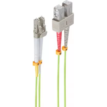 Fibre optic cable ShiverPeaks BS07-530715 10m LC SC Green