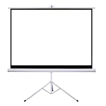 Projection screen Sponge Silelis 180 x 180 cm tripod mount, matte white surface, portable