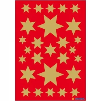 Stickers 6-pointed stars HERMA 3927
