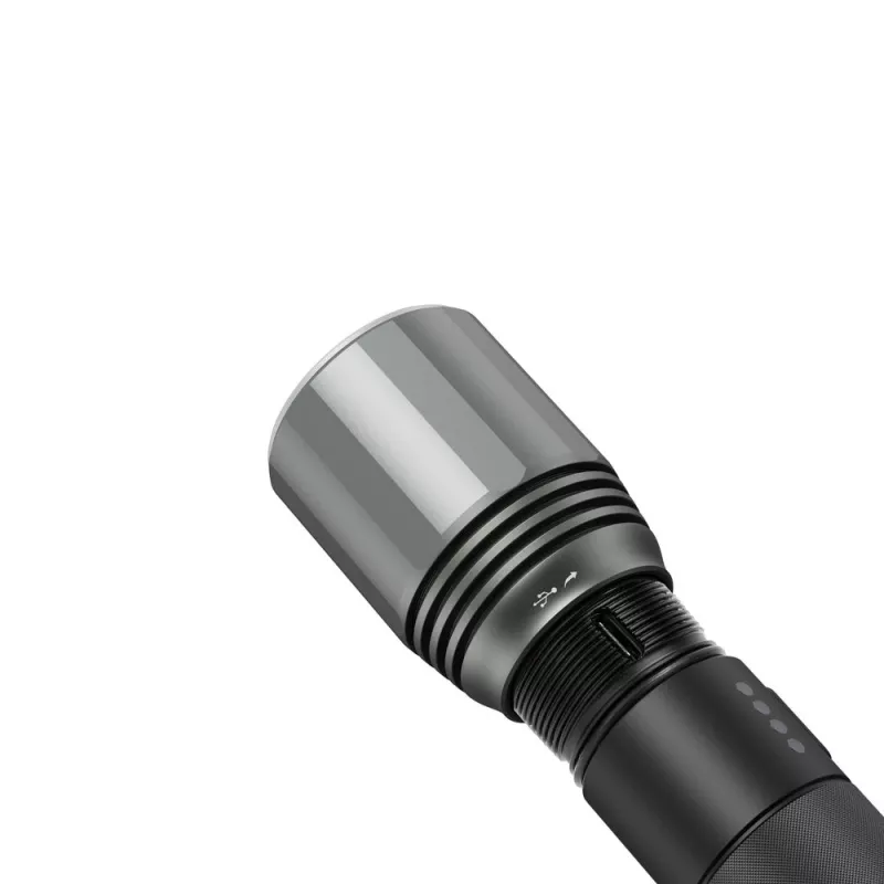 Handheld flashlight Nextool T10 — 2000 lm, 220 m beam, USB-C, IPX7, aluminium body, 152 mm