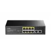 Network switch Cudy FS1010PG — 10/100 Mbps, 8 PoE ports, 2 uplink, 120W PoE budget, metal housing