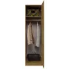 Topeshop SD-50 ARTISAN KPL bedroom wardrobe/closet 5 shelves 1 door(s) Oak
