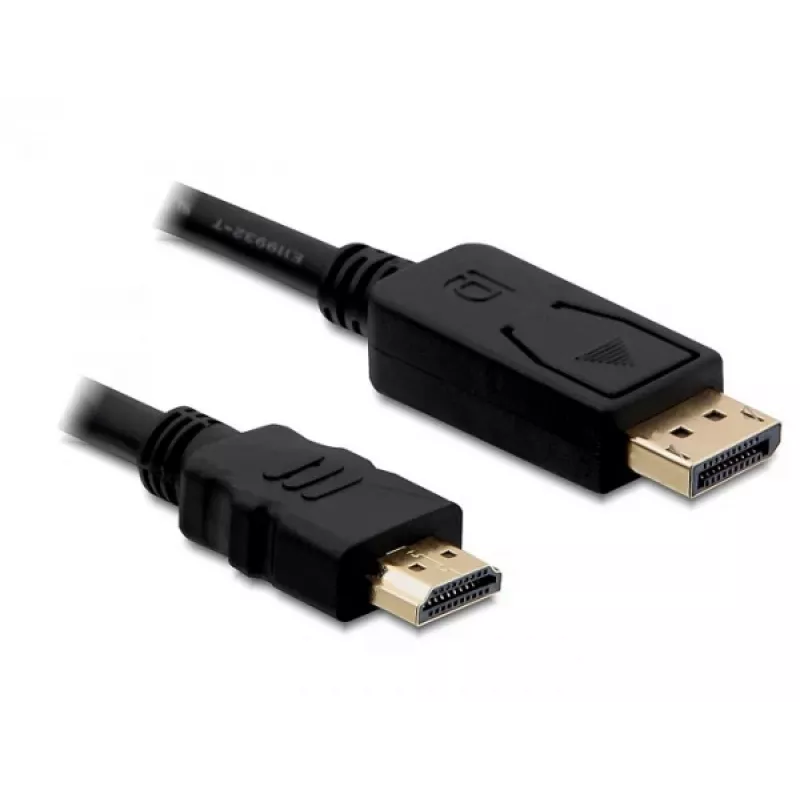 Displayport/HDMI Cable DeLOCK 82586 1m Black