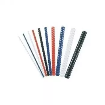 Fellowes - 10 mm - 30cm - A4 (210 x 297 mm) - 55 Sheets - Black - 100 pc(s). Plastic Binding Comb - for Fellowes Galaxy 500, Orion 500, Pulsar+ 300, Quasar+ 500, Star+ 150, St