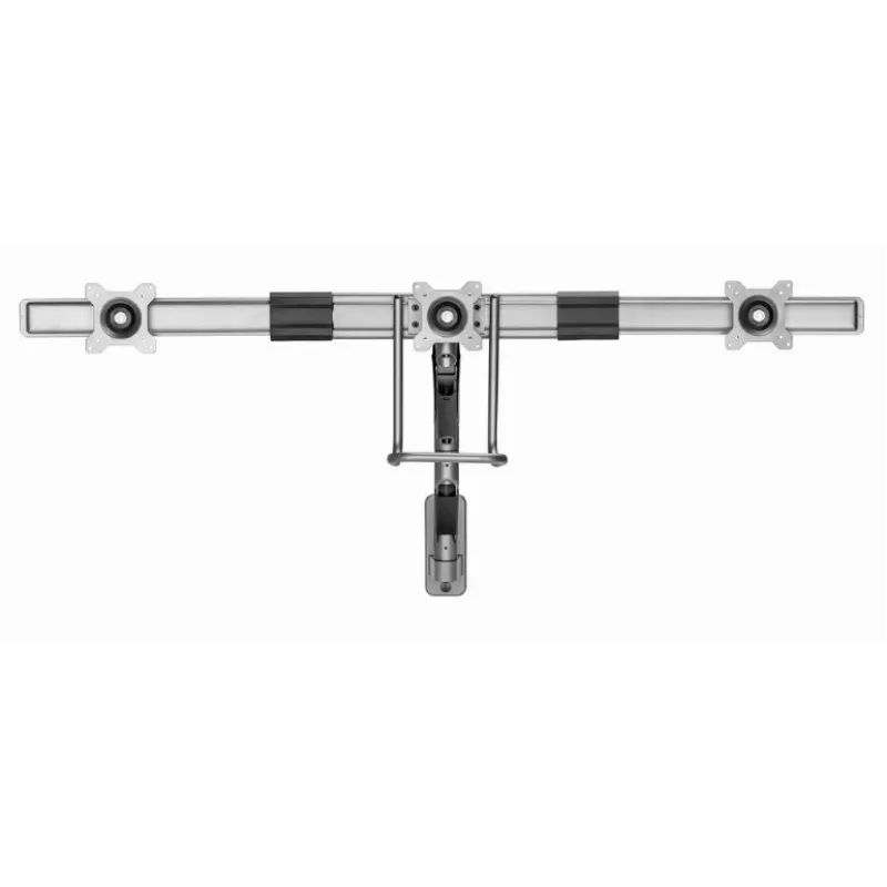 Wall mounted adjustable monitor arm Gembird MA-WA3-01 for 3 monitors