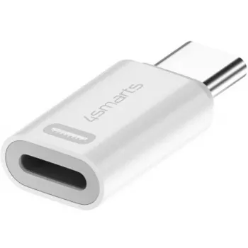 Cable Gender Changer 4smarts 540711 Lightning USB-C White