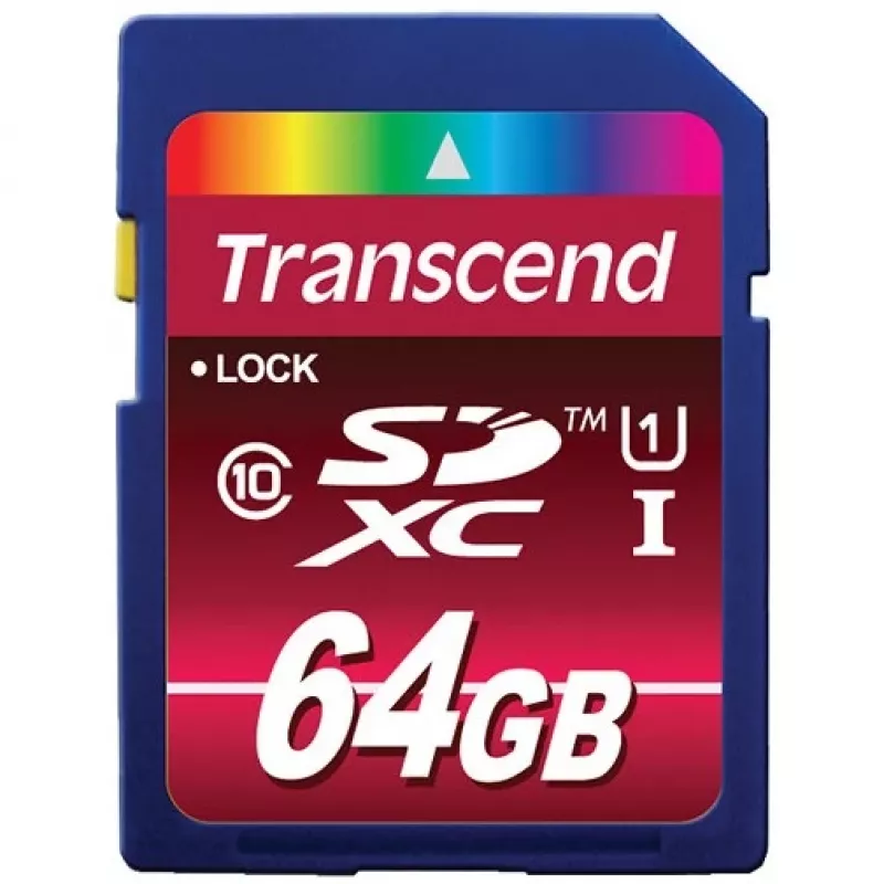 Transcend Ultimate - Flash Memory Card - 64 GB - UHS Class 1 / Class10 - 600x - SDXC UHS-I