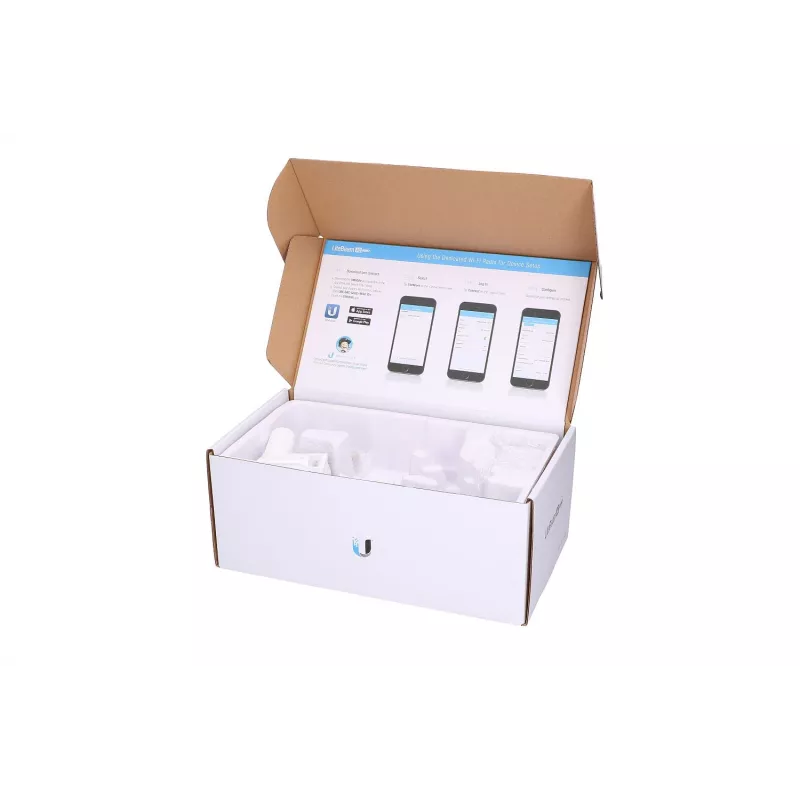 CPE Ubiquiti LBE-5AC-GEN2-5, LiteBeam 5AC, 5GHz, MIMO, 1x RJ45 1000Mb/s, 23dBi, 5-pack