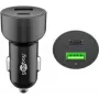Goobay 39908 Charger for Mobile Devices Smartphone - Tablets Black Cigarette Lighter Adapter Fast Charging Auto (39908)