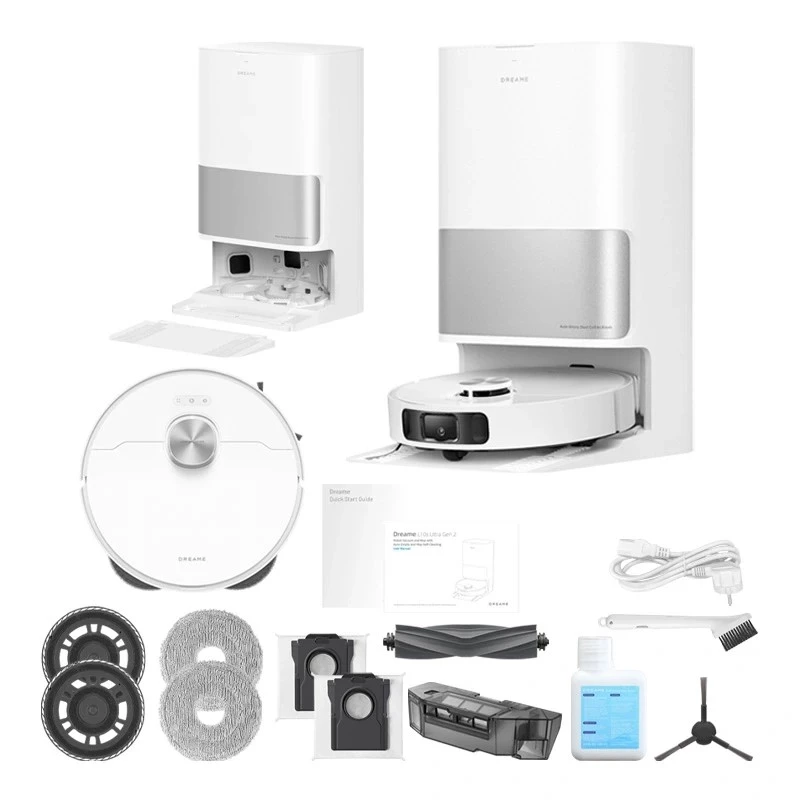 Robot Vacuum Cleaner Dreame L10s Ultra Gen 2 White