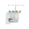 Overlock Sewing Machine SINGER 14SH654 — Electric, 4-step Buttonhole, Free Arm, 1300 Stitch Patterns, White