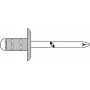 Blind rivet GESIPA Polygrip 4.8x10 Al/St large flange for 0.5–6.5 mm materials, pack of 250