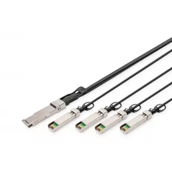 Direct Attach Cable Digitus 40G QSFP+ to 4XSFP+ 1m