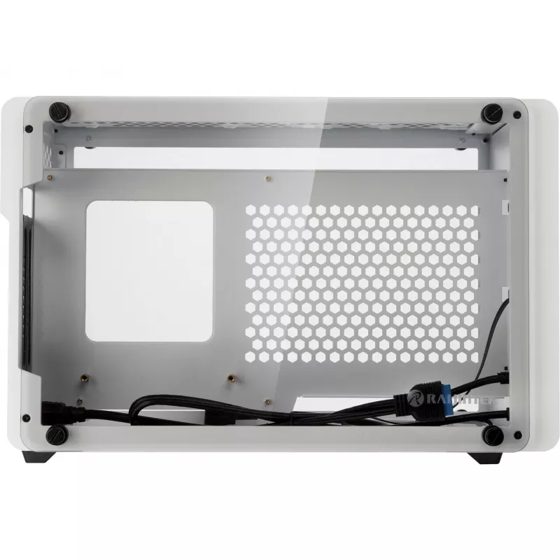 RAIJINTEK Ophion Mini-ITX Enclosure Tempered Glass - White - Enclosure - Mini-ITX