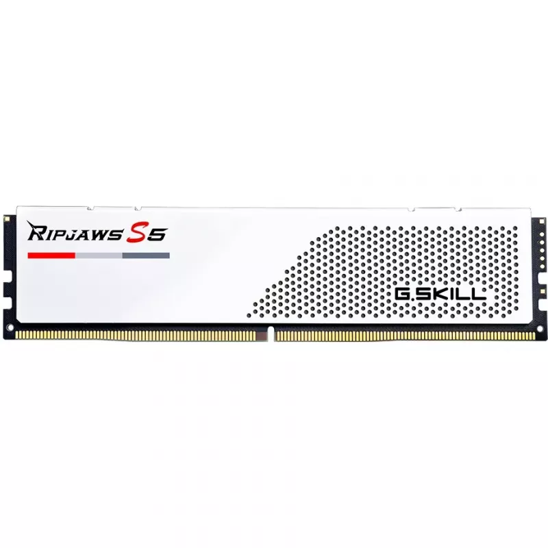 DIMM 64 GB DDR5-5600 (2x 32 GB) Dual-Kit, Memory White, F5-5600J3636D32GX2-RS5W, Ripjaws S5, INTEL XMP