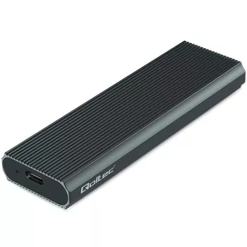 M.2 NVMe SSD enclosure QOLTEC 52630 — USB 3.1 Gen2 10Gb/s, for M.2 NVMe drives