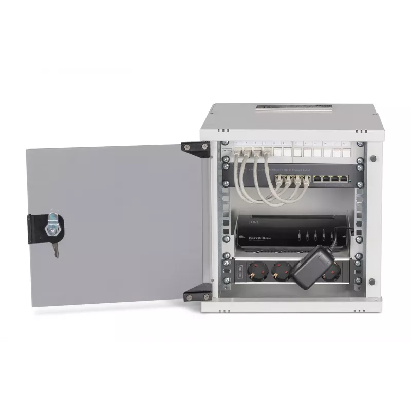 Digitus SOHO Pro network set, 254 mm (10) - 6U, 315 x 300 mm (W x D)