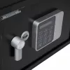 Freestanding safe Yale YSG/200/DB2 — steel, combination lock, 8.6 L, 310×200×200 mm, black