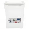 Plastic detergent container Rotho Basic 9 L model 1770101100RP, white, lid, hanger hole