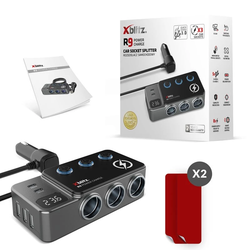 Xblitz R9 POWER CHARGE car charger