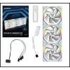 Fan Lian Li UNI FAN SL Wireless 120 12 cm White 3 pc(s) 28.5 dB 64.05 cfm