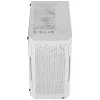 ATX AEROCOOL TRINITY MINI FRGB MICRO MINI TOWER CASE WITH GLASS PANEL (WHITE)