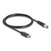 DeLOCK USB Type-C Power Cable 1m 5.5 x 2.1 mm male 5V 1.5A