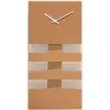 NeXtime klok 2855co Bold Stripes, 38x19 cm, Wall, Copper