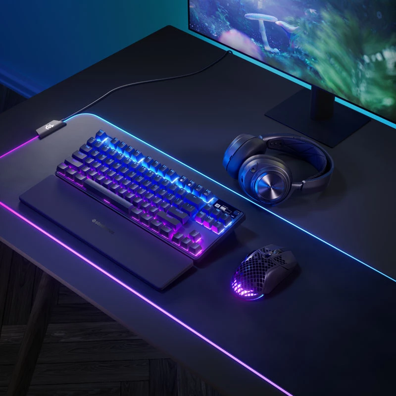 Steelseries Apex Pro TKL keyboard Gaming USB + RF Wireless + Bluetooth QWERTZ German Black