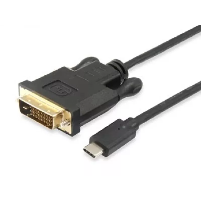 Equip USB Type C to DVI-D Dual Link Cable Male to Male, 1.8m