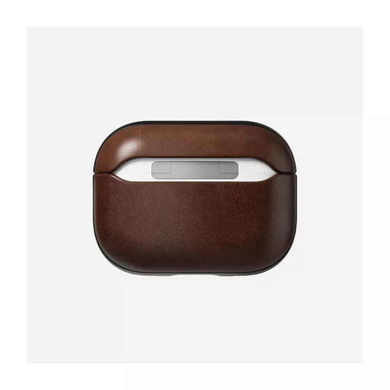 Case Nomad Modern Leather Case — leather, microfiber, polycarbonate, brown