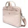 Guess 4G Triangle Logo Laptop Bag 16 Rose Pink Saffiano - GUCB15P4TP