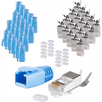 Wire connector RJ-45 ShiverPeaks 72067-20B Blue