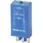 Socket Module with LED and Varistor, Finder 99.02.0.230.98, green indicator, for Series 90
