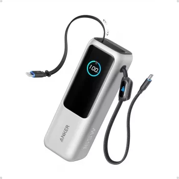 Portable Charger Anker Power Bank 25K, A1695H41, 25000mAh