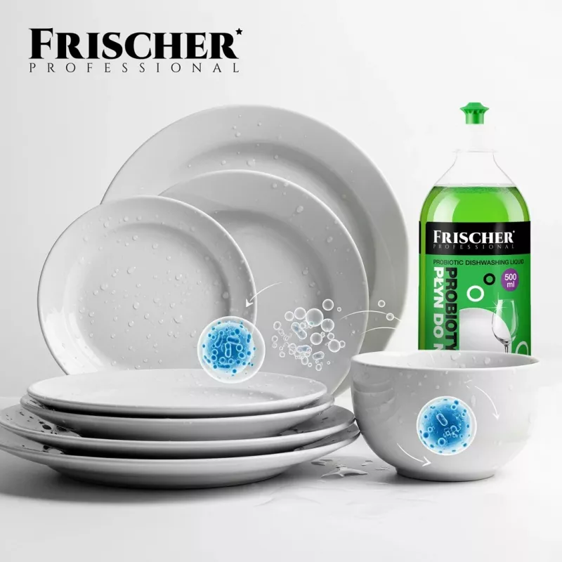 Dishwashing Liquid FRISCHER 500 ml — concentrated kitchen detergent for hand washing dishes