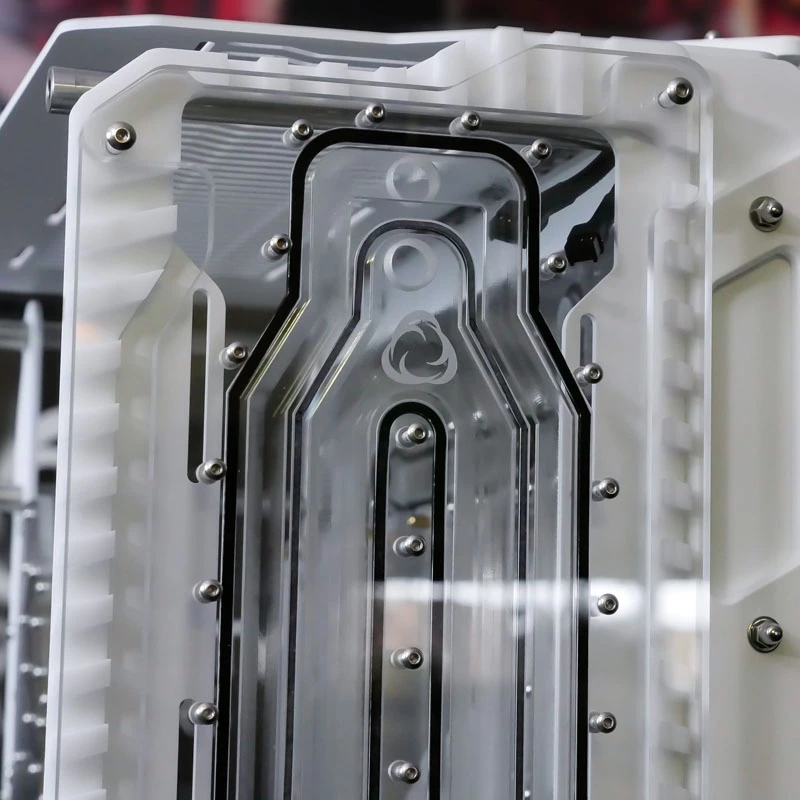 Front distribution plate Singularity Spectre 2.0 Elite Kit for custom water cooling (SC-SPECTRE-ELITE-FRONT-WH)