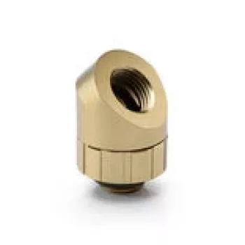 Angled 45° Rotary Fitting BitsPower Artemis – Stardust Gold